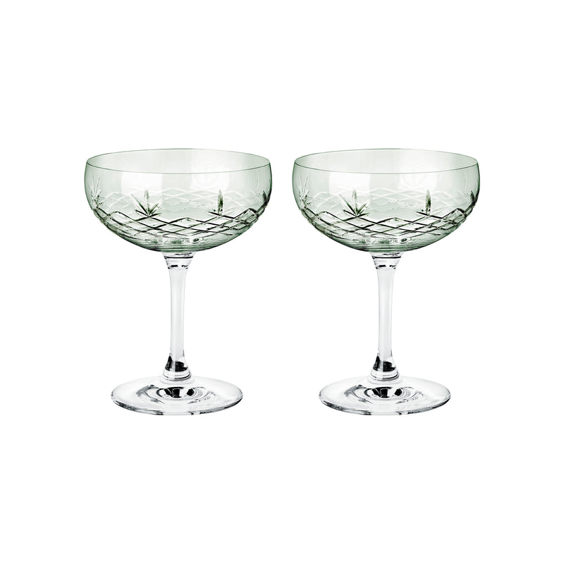Crispy Gatsby Emerald // Green - Set of 2