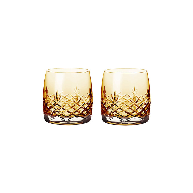 Crispy Aqua Citrine // Amber - Set of 2