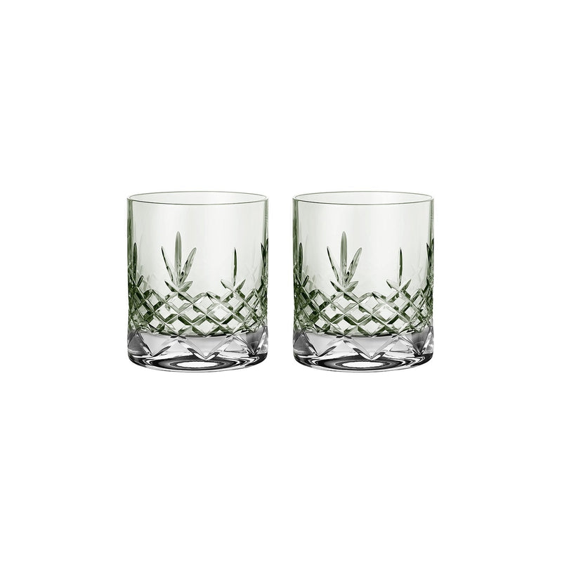 Crispy Lowball Emerald // Green - Set of 2