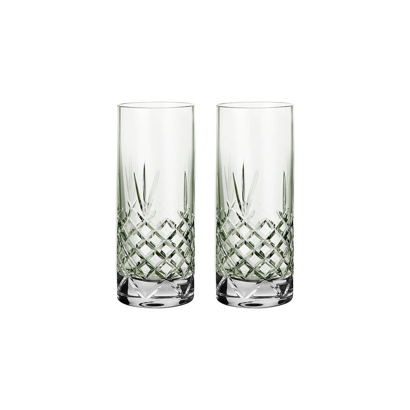 Crispy Highball Emerald // Green - Set of 2