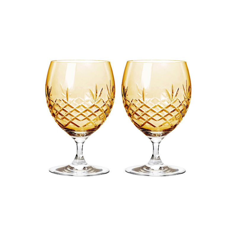 Crispy Eightball Citrine // Amber - Set of 2