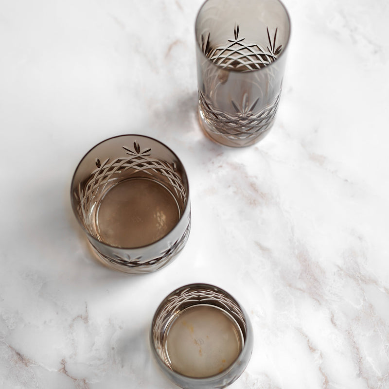 Crispy Aqua Copal // Brown - Set of 2