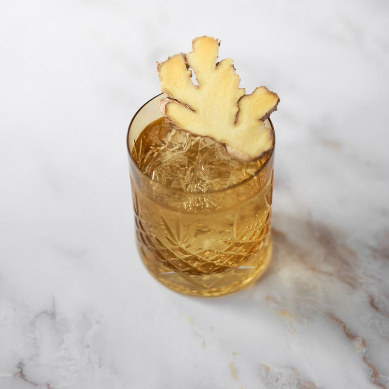 Crispy Lowball Citrine // Amber - Set of 2