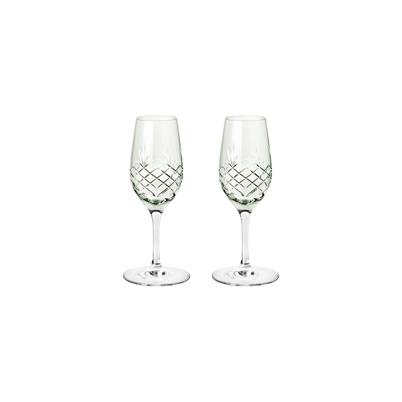 Crispy Port Emerald // Green - Set of 2.
