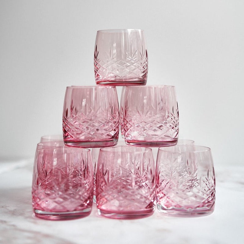 Crispy Aqua Topaz // Pink - Set of 2