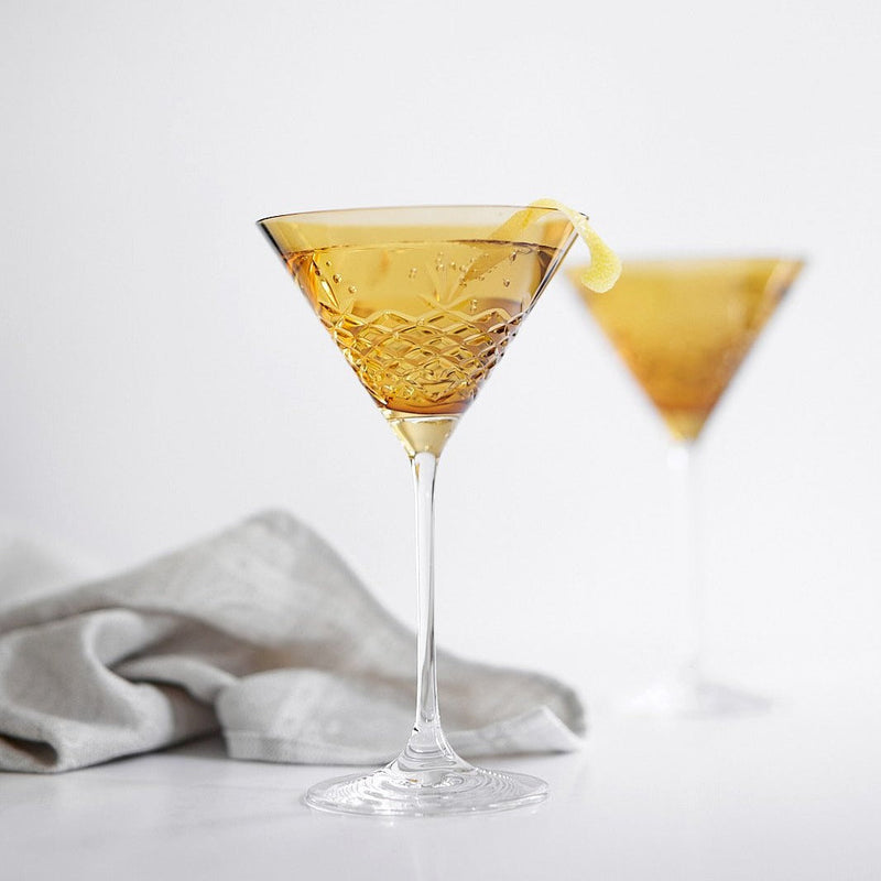 Crispy Cocktail Citrine // Amber - Set of 2