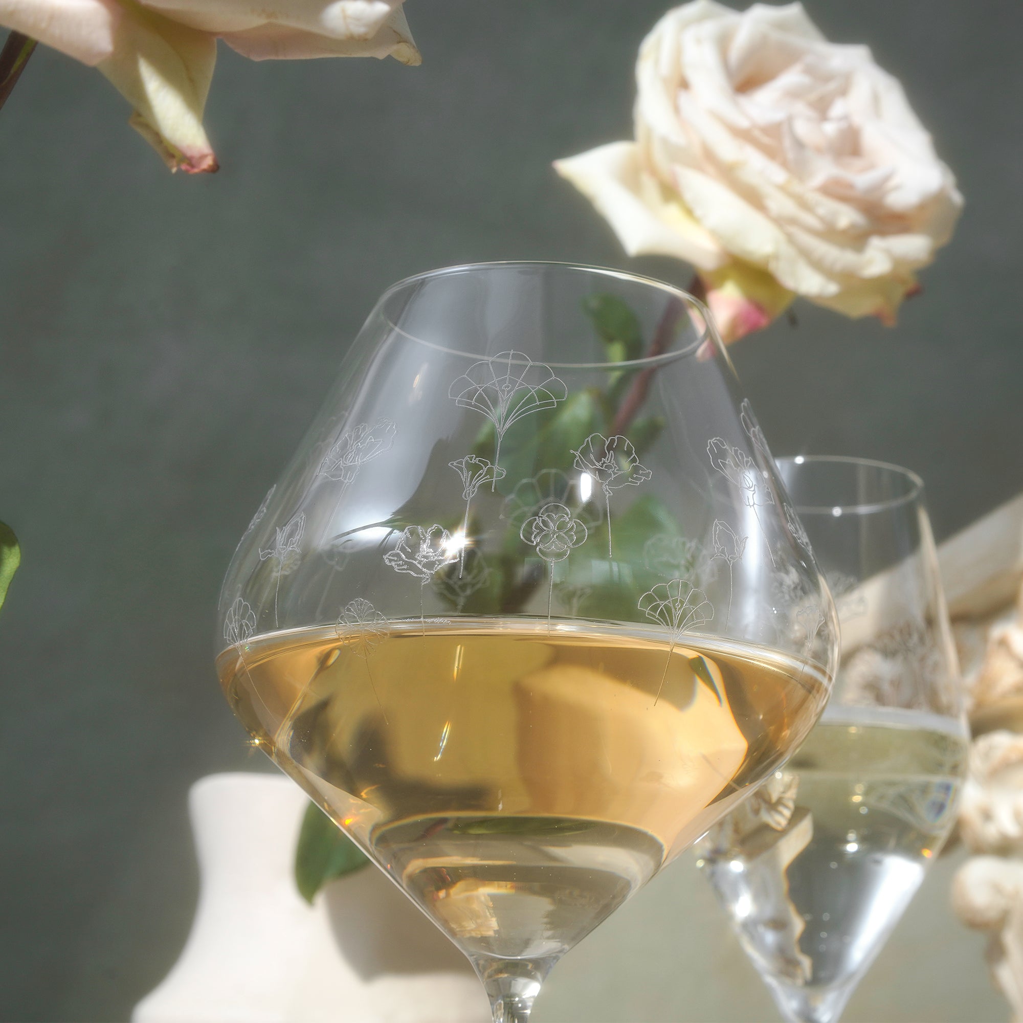 Flower wine XL - set of 2