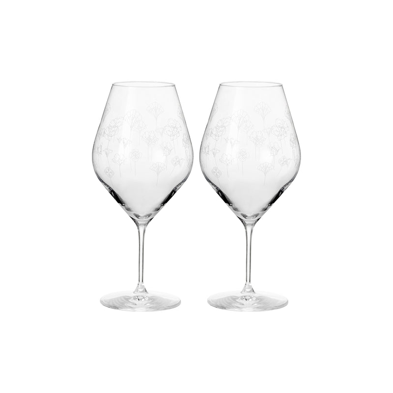Flower wine - set of 2