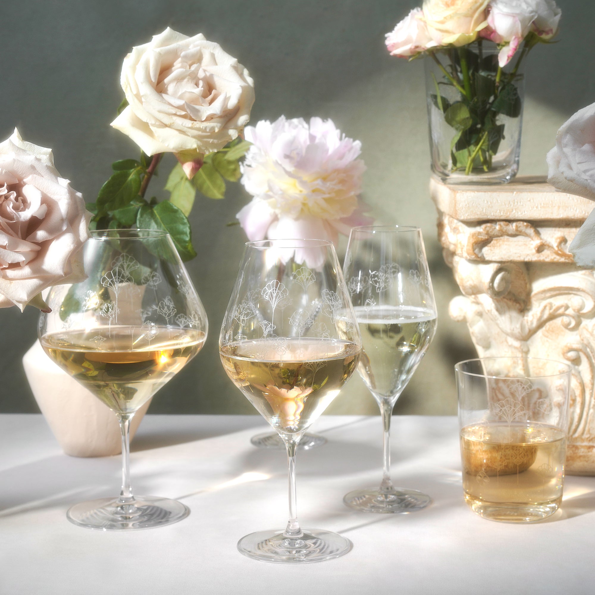 Flower wine XL - set of 2