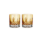 Crispy Lowball Citrine // Amber - Set of 2