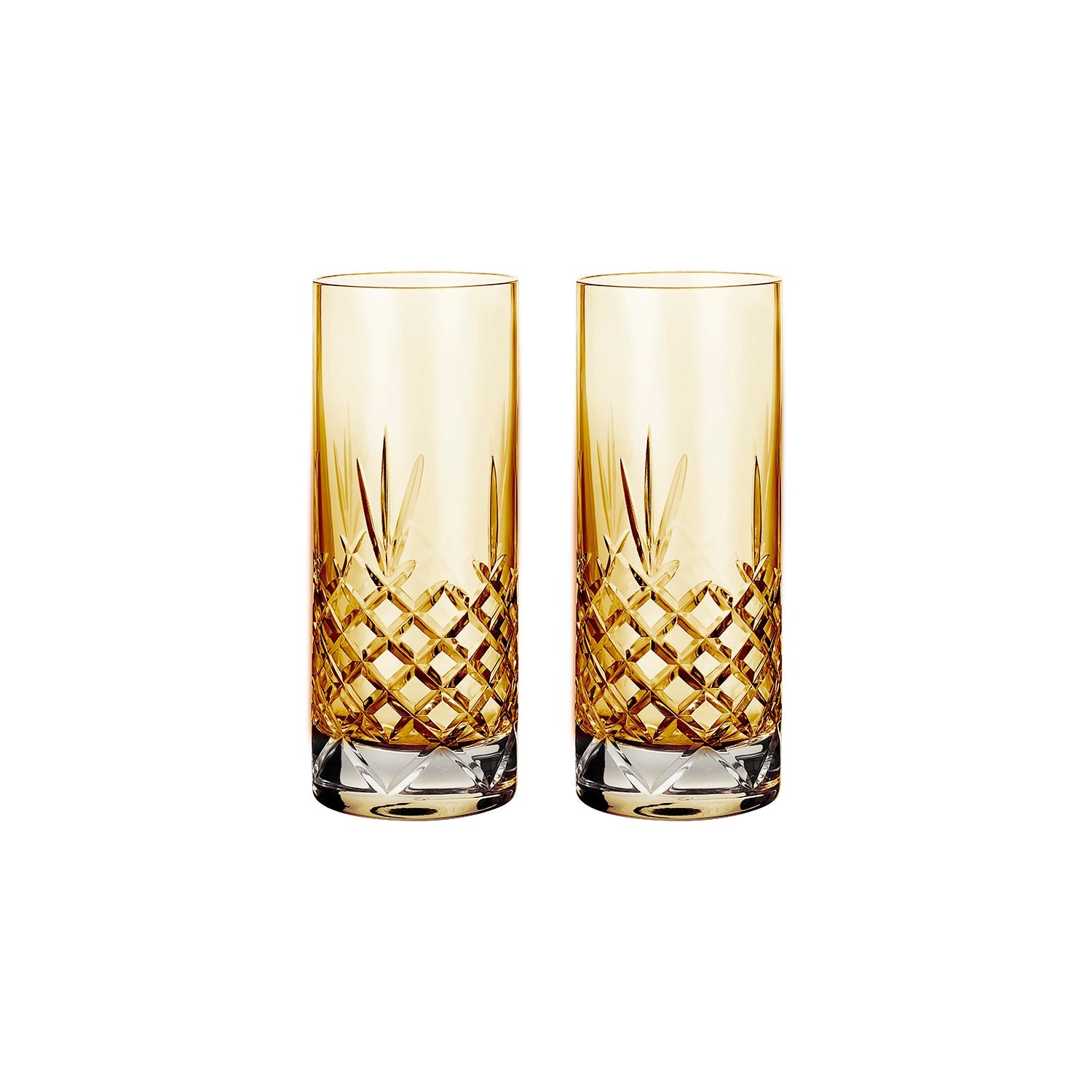 Crispy Highball Citrine // Amber - Set of 2
