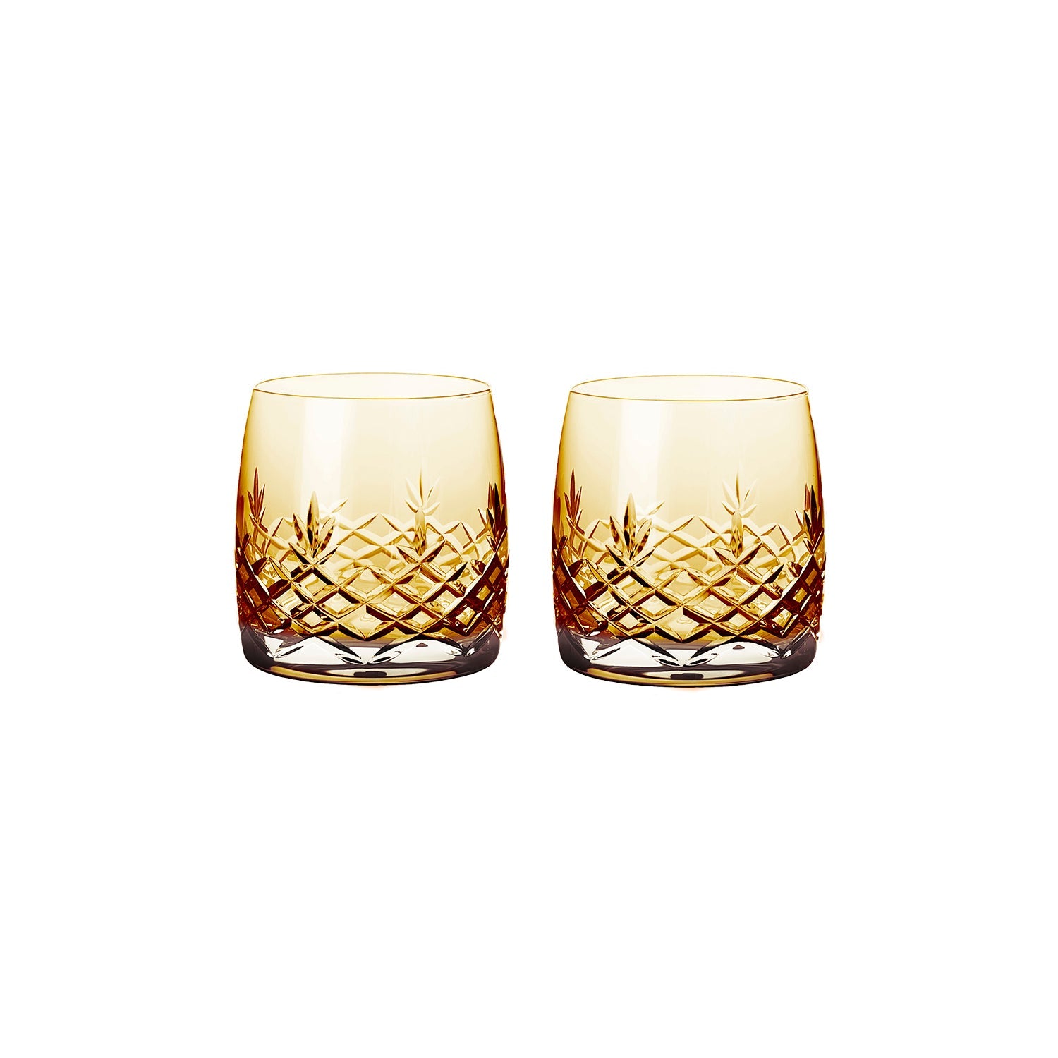 Crispy Aqua Citrine // Amber - Set of 2
