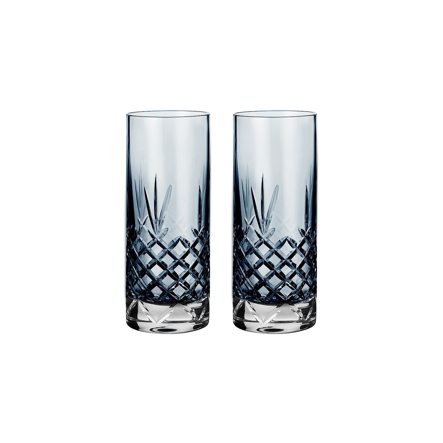Crispy Highball Sapphire // Blue - Set of 2