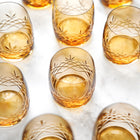 Crispy Aqua Citrine // Amber - Set of 2