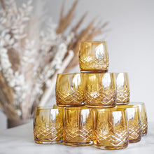 Crispy Aqua Citrine // Amber - Set of 2