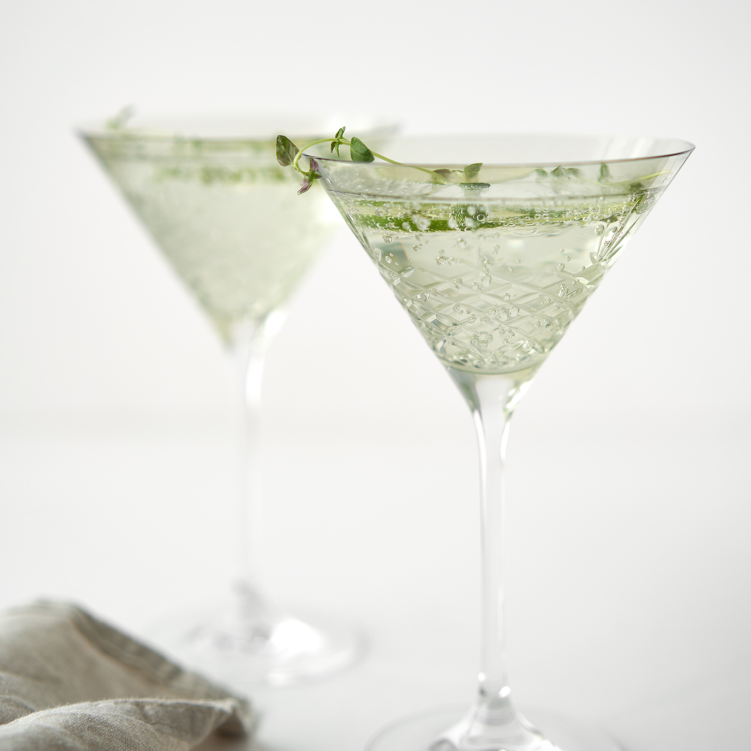 Crispy Cocktail Emerald // Green - Set of 2