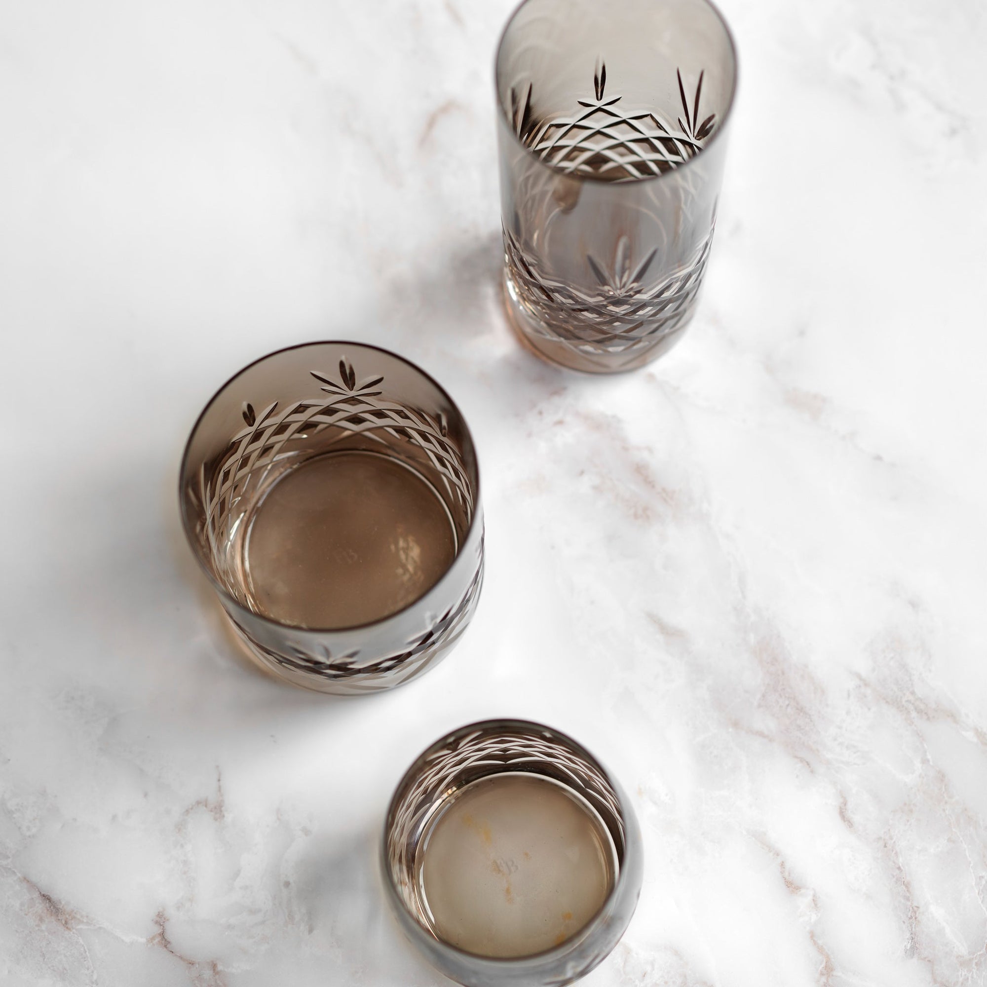 Crispy Lowball Copal // Brown - Set of 2