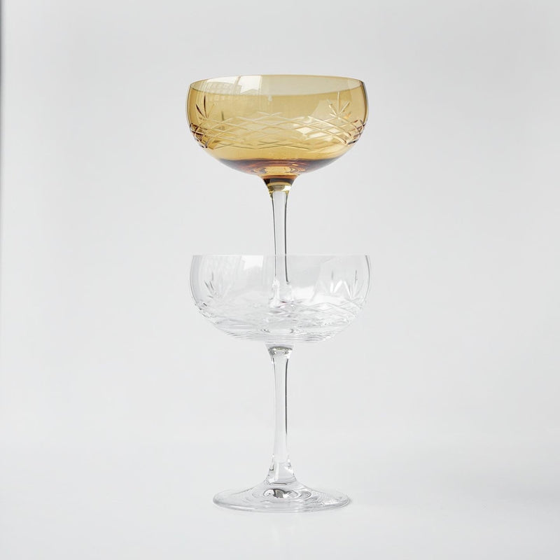 Crispy Gatsby Citrine // Amber - Set of 2